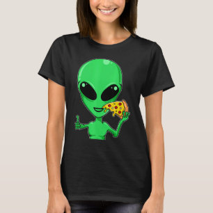 T-shirt Pizza Ufo, Chef Alien, Extraterrestre