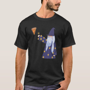 T-shirt Pizza Wizard Food Pizzard Magic Fast Food Humo