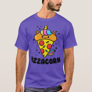 T-shirt Pizzacorn Graphique Pizza Lover Manger Italien 