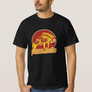 T-shirt pizzaiolo cadeau drôle de fabricant de pizza illus