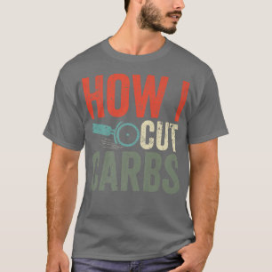 T-shirt Pizzas Coupe Drôle Pizzas Coupe Carbes Comment J'A