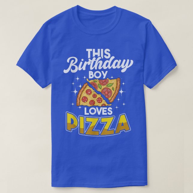T-shirt Pizzas Day Birthday Boy Food Pun Cheese Pi (Design devant)