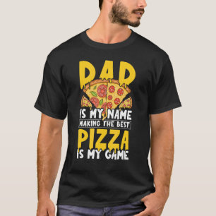 T-shirt Pizzeria Professionnelle Pizza Baker Papa - Pizzer
