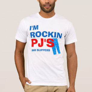 T-shirt PJ et pièce en t de pantoufles