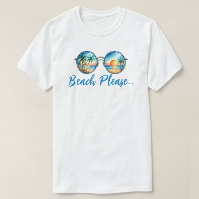 T-shirt Plage (Design devant)