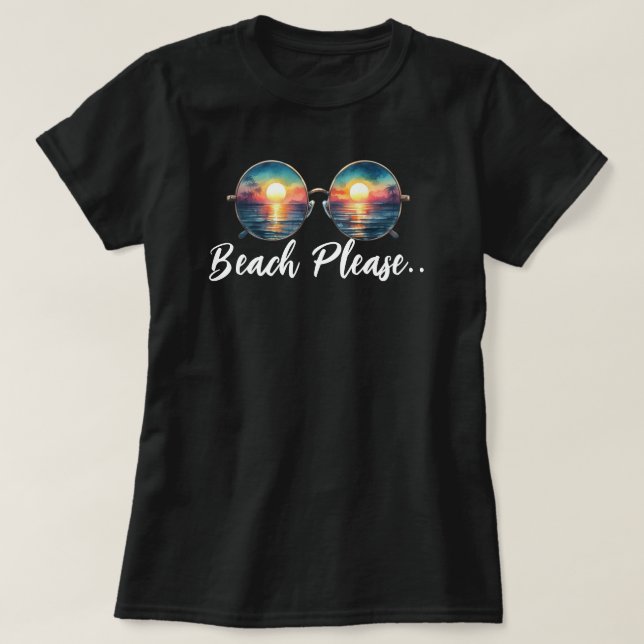 T-shirt Plage (Design devant)