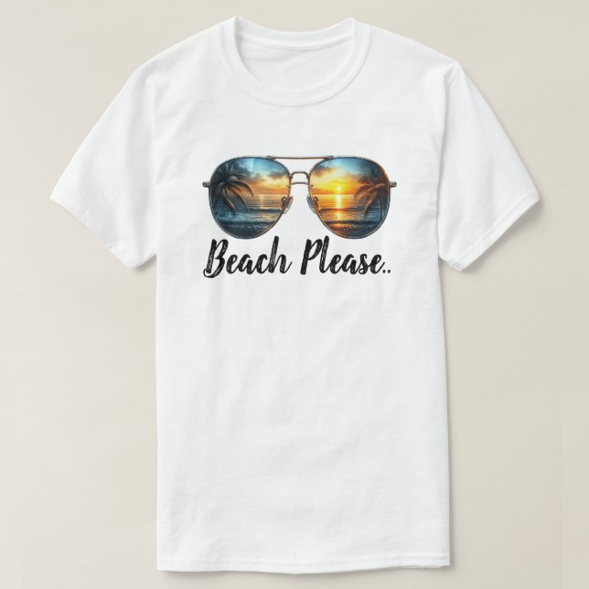 T-shirt Plage (Design devant)