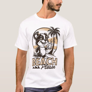 T-shirt Plage