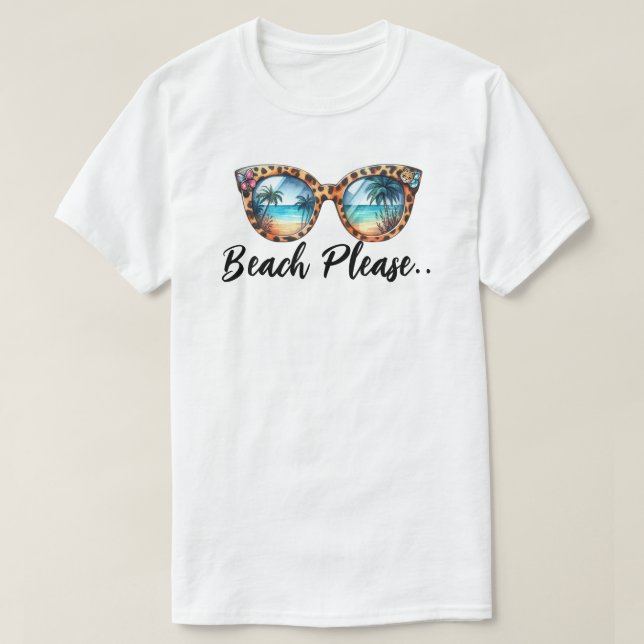 T-shirt Plage (Design devant)