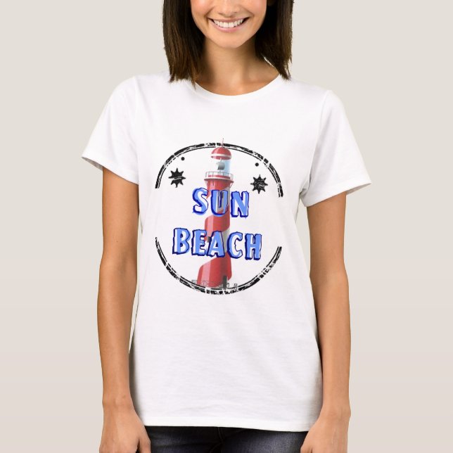 T-shirt plage (Devant)