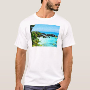 T-shirt Plage à St. George aux Bermudes