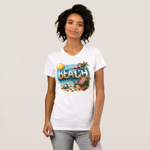 T-shirt Plage agréable