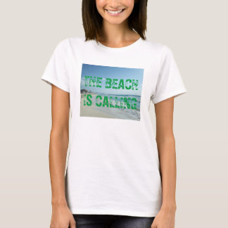 T-shirt Plage appelle