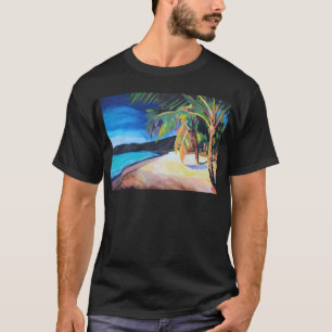 T-shirt Plage aux Îles Vierges américaines de St Thomas 