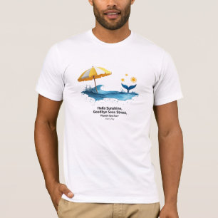 T-shirt Plage Bliss "Vitamin Sea" Premium Graphisme