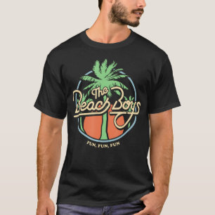 T-shirt Plage Boys Amusants Amusants Palm Tree