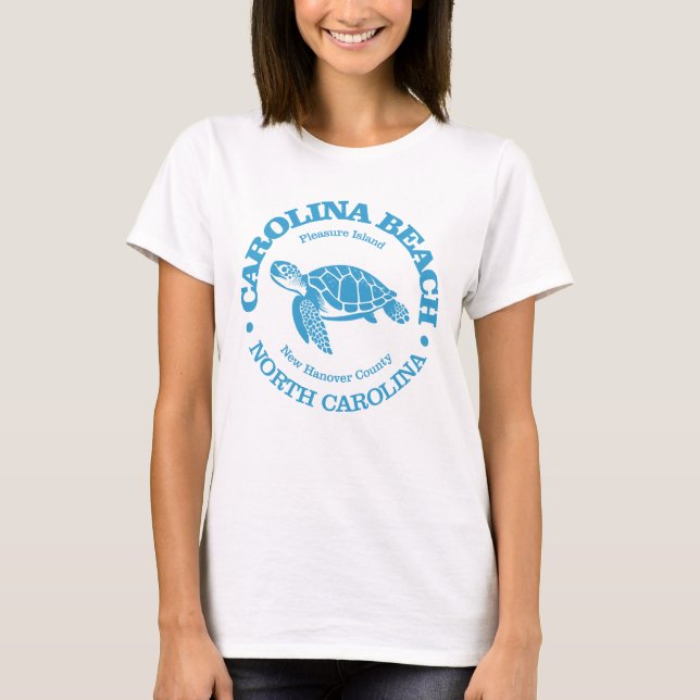 T-shirt Plage de Carolina (tortue de mer) (Devant)