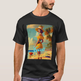 T-shirt Plage de Cocoa Floride Parasdise Belle