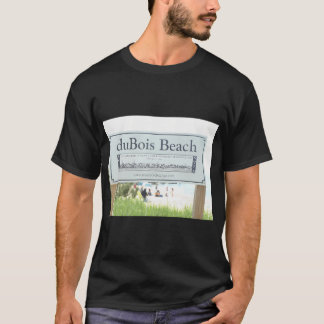 T-shirt plage de duBois, arrondissement de Stonington, Con