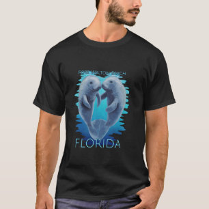 T-shirt Plage de Fort Walton Floride Vacances Mignons Lama