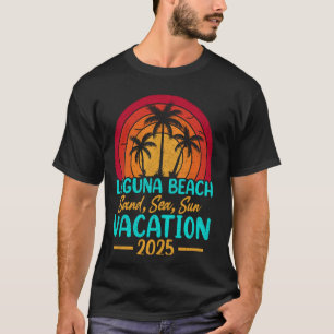 T-shirt Plage de Laguna Beach Californie Sable Mer Soleil