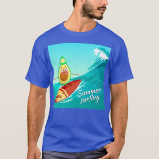 T-shirt Plage de l'Avocado Surfing 90s