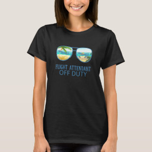 T-shirt Plage de lunettes de soleil hors service du prépos