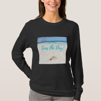 T-shirt plage de mer d'été pour hommes femmes ambiance est