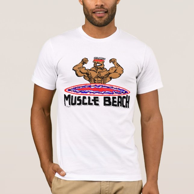 T-shirt Plage de muscle (Devant)