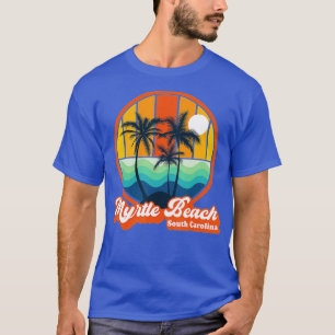 T-shirt Plage de Myrtle en Caroline du Sud Plage d'été des