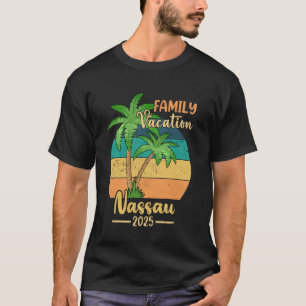 T-shirt Plage de Nassau Bahamas Vacances en Famille Été 20