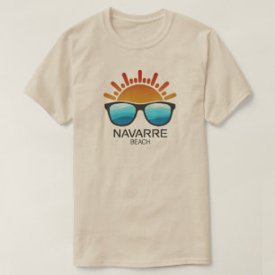 T-shirt Plage de Navarre Floride Lunettes de soleil