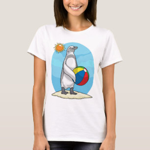 T-shirt Plage de pingouins Water-polo Été
