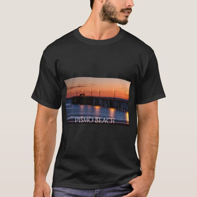 T-shirt Plage de Pismo pittoresque (Devant)