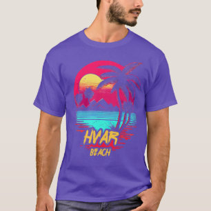 T-shirt Plage de Retrowave Beach Hvar Beach