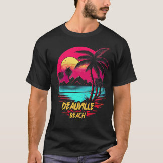T-shirt Plage de Retrowave Deauville