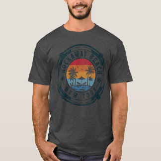 T-shirt Plage de Rockaway New York Vacances d'été Vintage