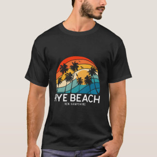 T-shirt Plage de Rye New Hampshire Palmier Plage Tropicale
