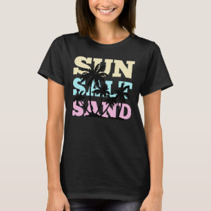T-SHIRT PLAGE DE SABLE DE SOLEIL PALM