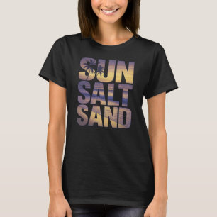 T-shirt Plage de sable fin