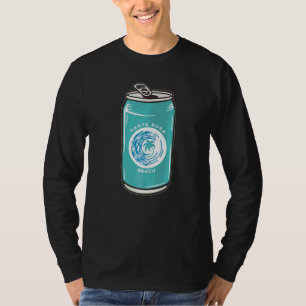 T-shirt Plage de Santa Rosa Floride Fl Bière Boîte Boisson