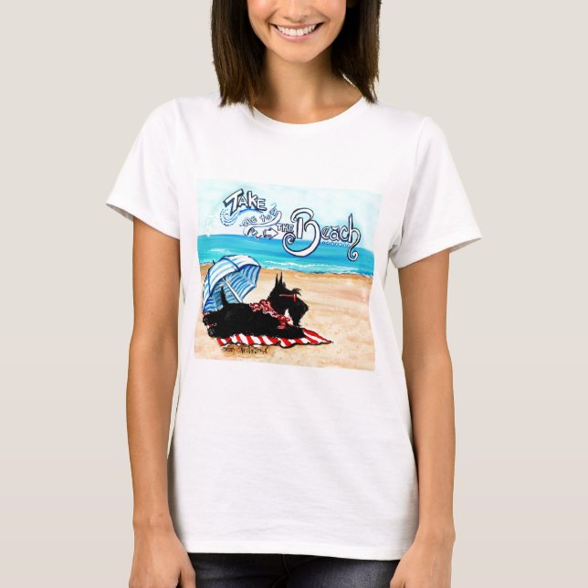 T-shirt Plage de Scottie (Devant)