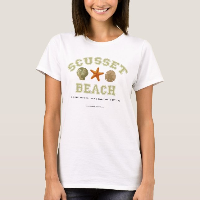 T-shirt Plage de Scusset (Devant)
