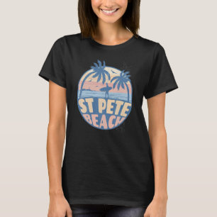 T-shirt Plage de St Pete Floride Surf Vacances d'été Vinta