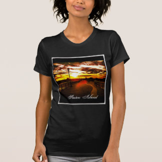 T-shirt Plage de sud d'île de Staten