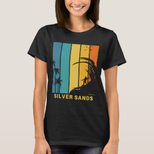 T-shirt Plage de surf Silver Sands Barbade