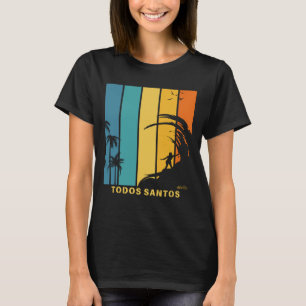 T-shirt Plage de surf Todos Santos Mexique