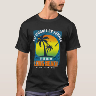 T-shirt Plage de surf vintage Retro Surfing Vacances été