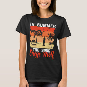 T-shirt Plage de surf vintage Retro Surfing Vacances été