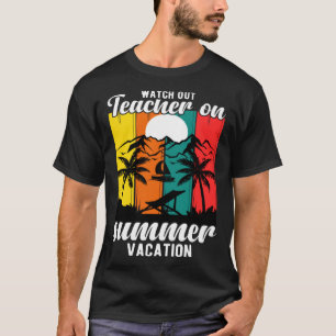 T-shirt Plage de surf vintage Retro Surfing Vacances été